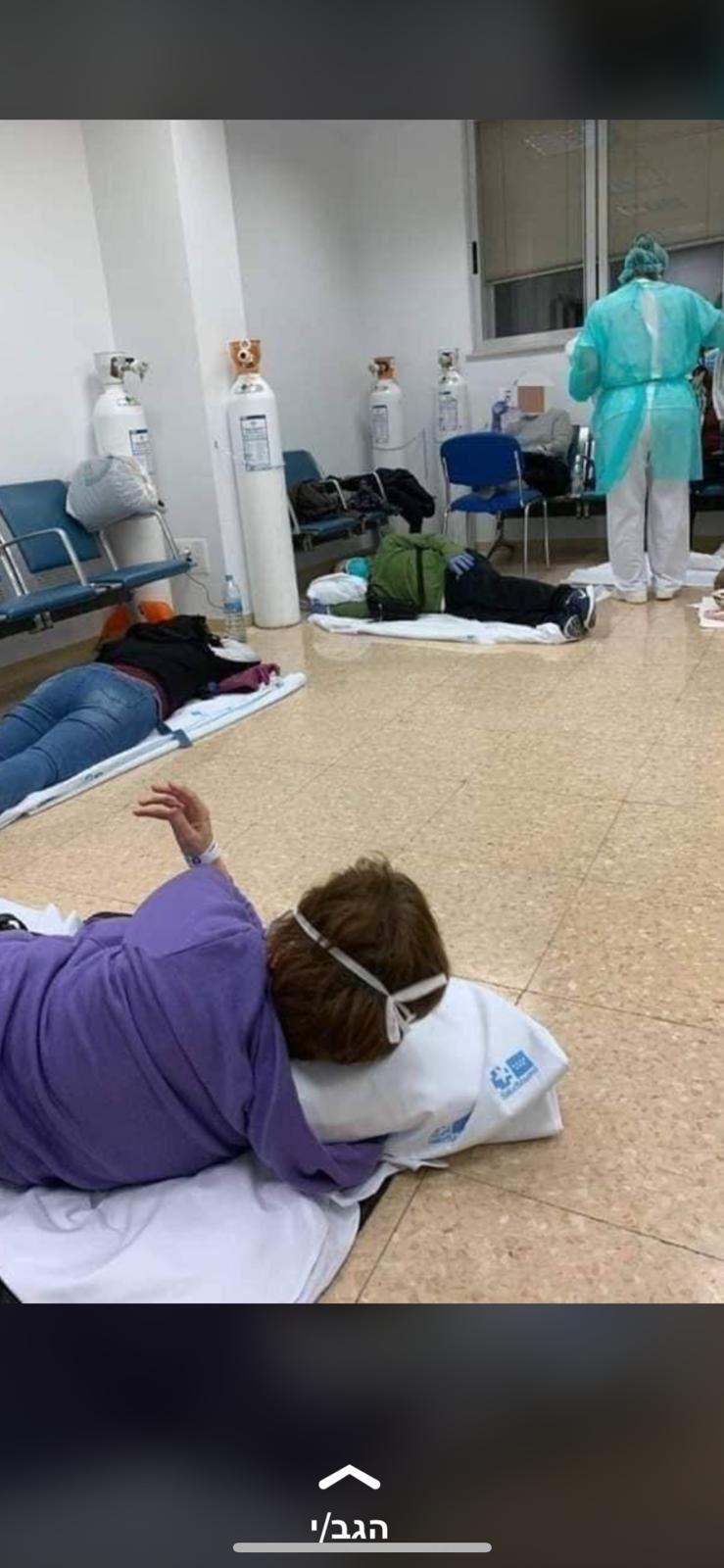 مشاهد صادمة من مستشفى بـ"إسرائیل".. وتخوف من انتشار کورونا
